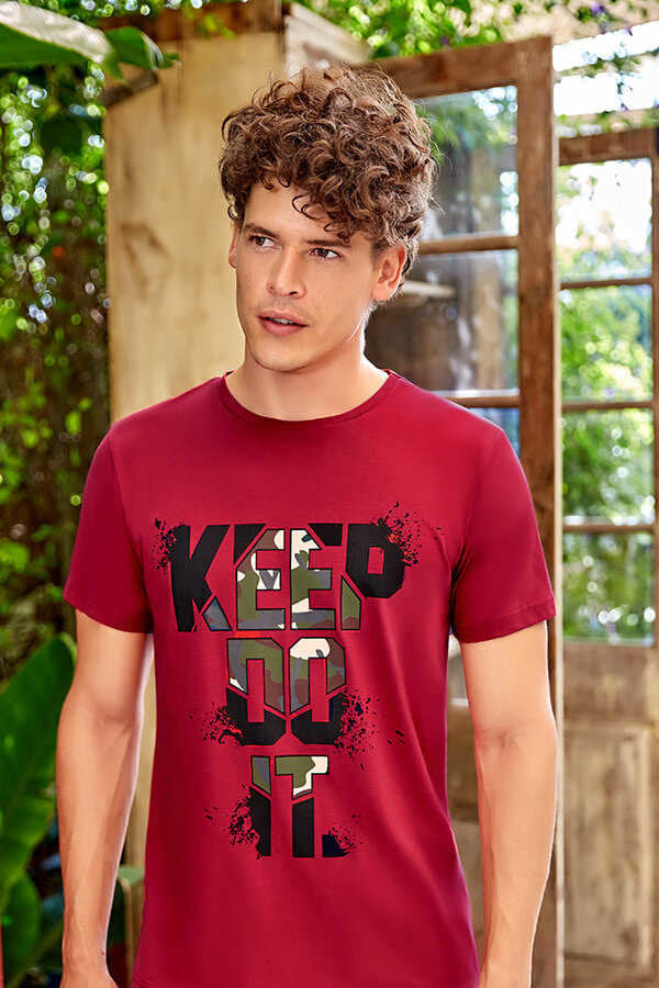 Berrak 4073 Erkek T-Shirt - Haki - M